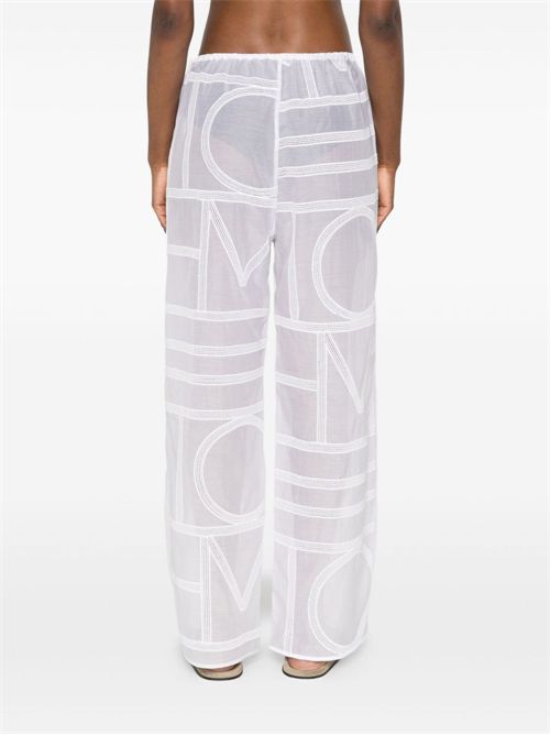 Geometric pattern trousers TOTEME | 253WRB0316FB0441047