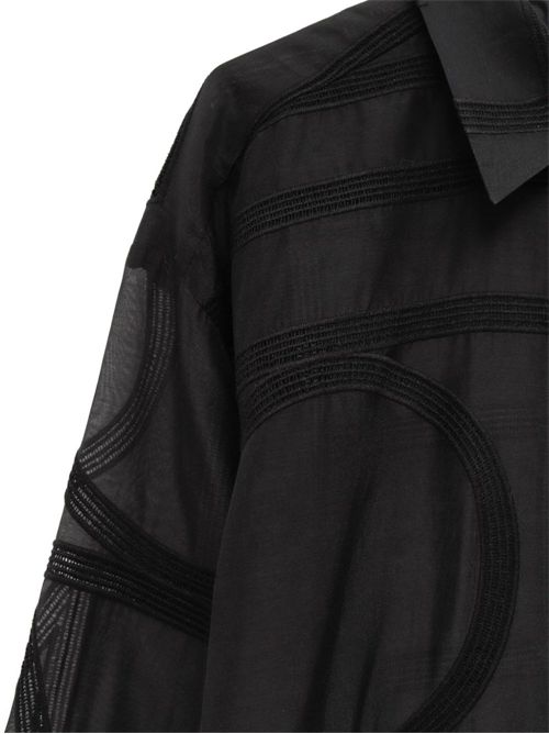 Geometric pattern shirt TOTEME | 253WRT0480FB0441001