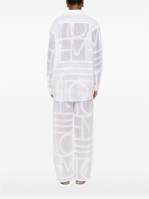 Geometric pattern shirt TOTEME | 253WRT0480FB0441047