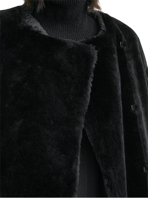 Cappotto in shearling senza colletto TOTEME | 254WRO0259LE0165001