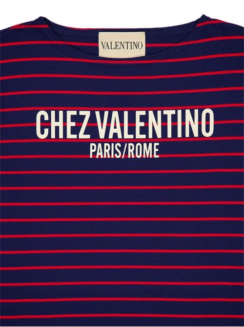 Long-sleeved T-shirt with logo VALENTINO | 7B3MG24W9GHBMZ