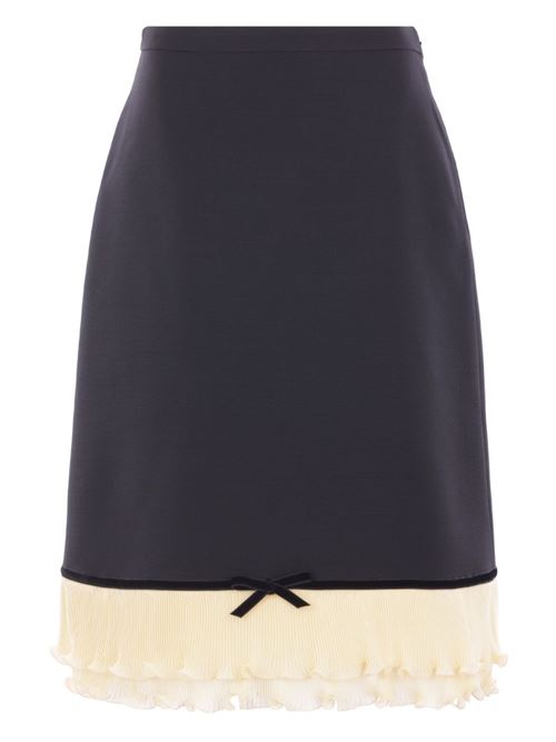Gonna Solid Crepe Couture VALENTINO | 7B3RADG01CFTB1