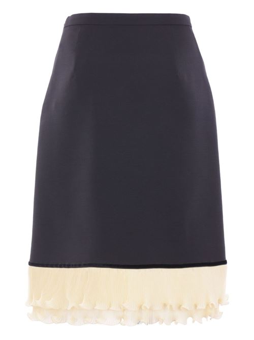 Gonna Solid Crepe Couture VALENTINO | 7B3RADG01CFTB1