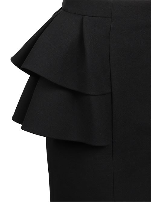 Gonna midi in Crepe Couture VALENTINO | 7B3RADJ51CF0NO