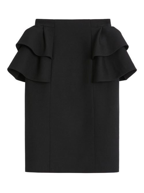 Gonna midi in Crepe Couture VALENTINO | 7B3RADJ51CF0NO