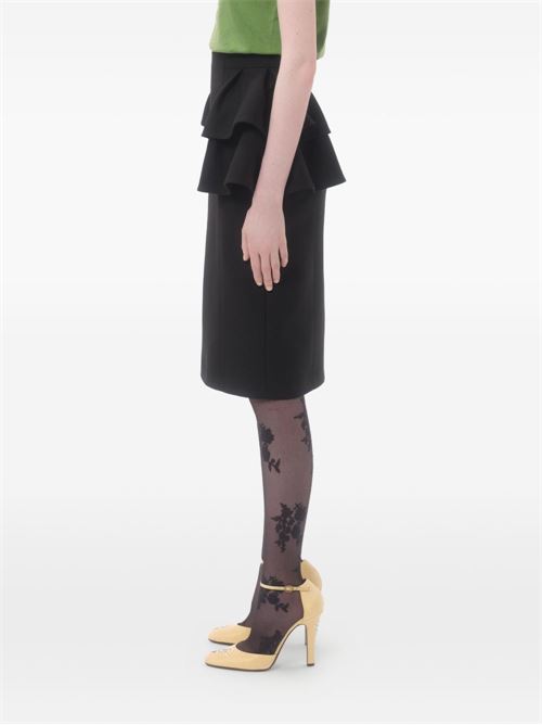 Gonna midi in Crepe Couture VALENTINO | 7B3RADJ51CF0NO
