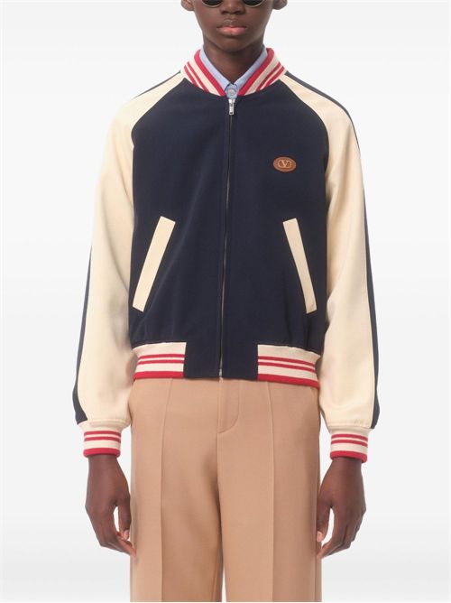 V-Logo bomber jacket VALENTINO | 7V3CIP63AWSDYB