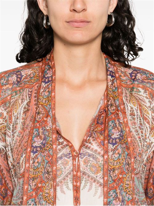 Rhiannon Tie Neck Blouse ZIMMERMANN | 3236TSS251CMP