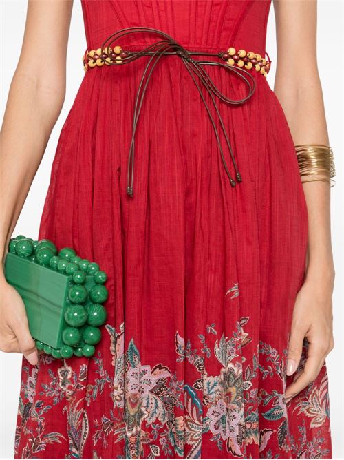 Rhiannon Corset Midi Dress ZIMMERMANN | 4225DSS251REDMULPAI