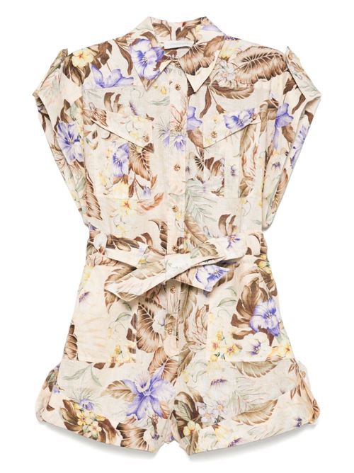 Coco Romper with Cuff ZIMMERMANN | 4235YSS254CMFL