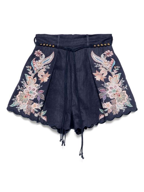 Short Rhiannon tuck ZIMMERMANN | 4558ASS251NAVMLTPAI