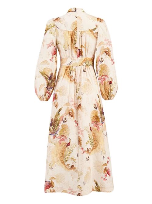 Abito lungo con stampa a fiori ZIMMERMANN | 5146DSS253CRMPLMFLO