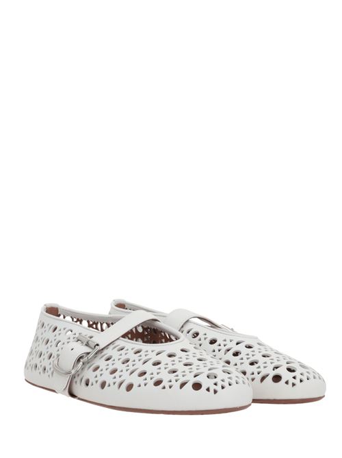 Perforated ballerina ALAIA | AA3A029CK216020
