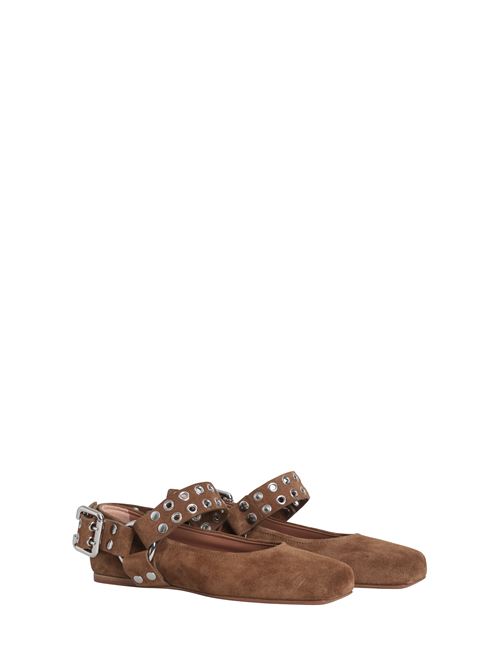 Ballerina flat biker ALAIA | AA3A041CK177731
