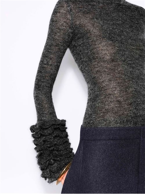 Ruffled sweater ALAIA | AA9G0076K101B821
