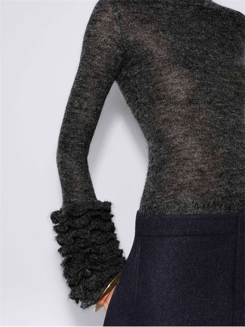Maglione con ruche ALAIA | AA9G0076K101B995