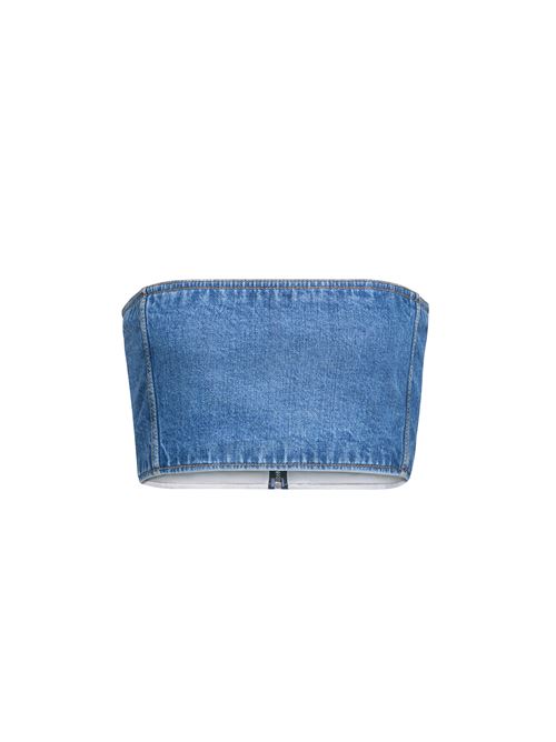 Denim top ALAIA | AA9H1245D006B505