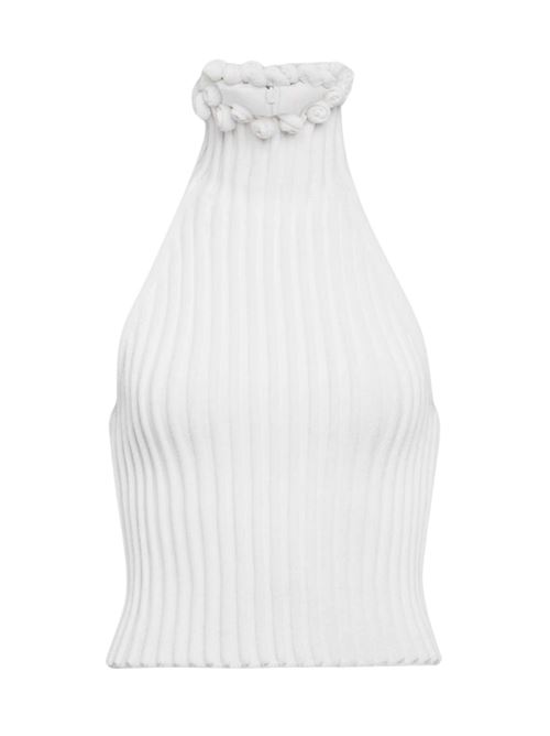 Top con scollo all'americana ALAIA | AA9H1347K107B000