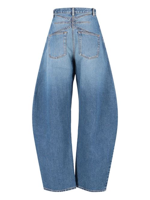 Jeans arrotondati ALAIA | AA9P0176D006B505