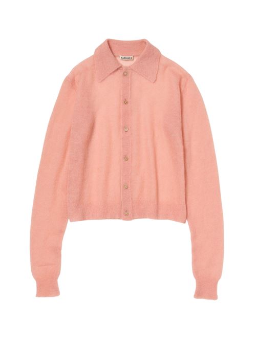 Mohair Cardigan AURALEE | A25AC01FGSALMONPINK