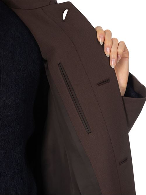 Double-layer Coat AURALEE | A25AC02WDDARKBROWN