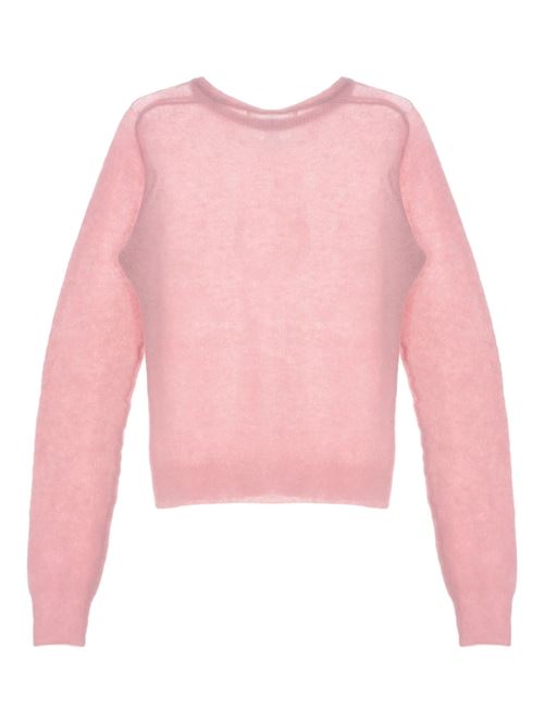 Maglione girocollo in lana di alpaca AURALEE | A25AP04AKPINK