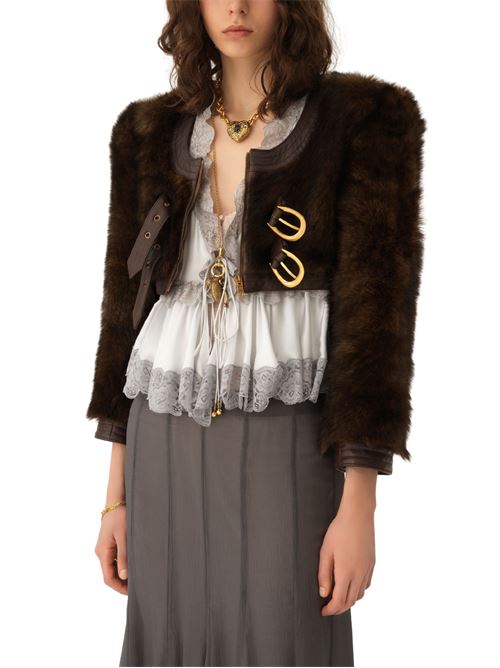 Short Spencer jacket with buckles CHLOE' | CH25WCV5792722U