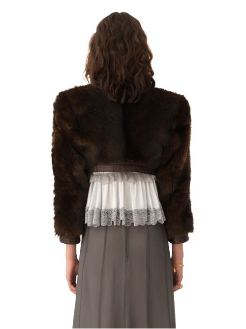 Short Spencer jacket with buckles CHLOE' | CH25WCV5792722U
