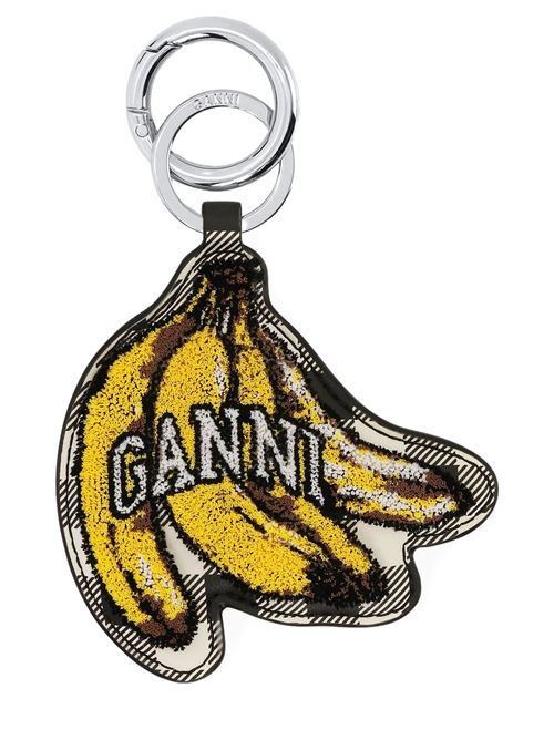 Portachiavi banana in velluto GANNI | A6812099