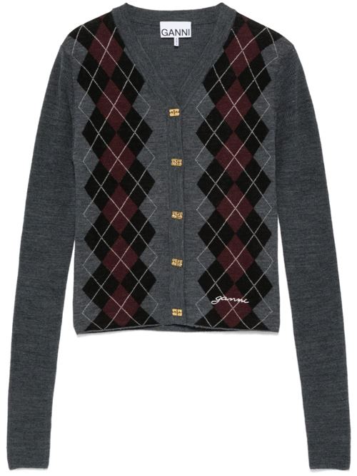 Jacquard Cardigan GANNI | K2284523