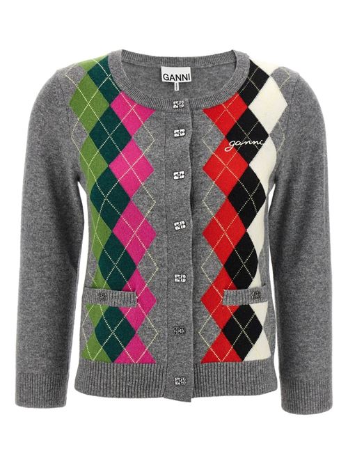 Diamond cardigan GANNI | K2512921