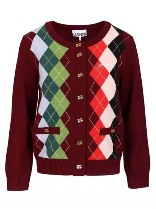 Diamond cardigan GANNI | K2532730