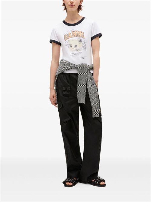 Kitty T-shirt GANNI | T4336151
