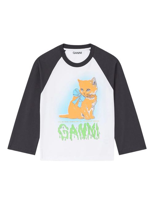 Kitty Baby T-shirt GANNI | T4341151