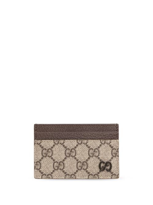 Portacarte in pelle con logo GUCCI | 768248FACQC9773