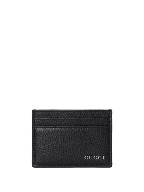Portacarte con logo GUCCI | 771157AABXM1000