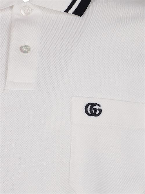 Piquet polo shirt GUCCI | 795174XJHHM9000