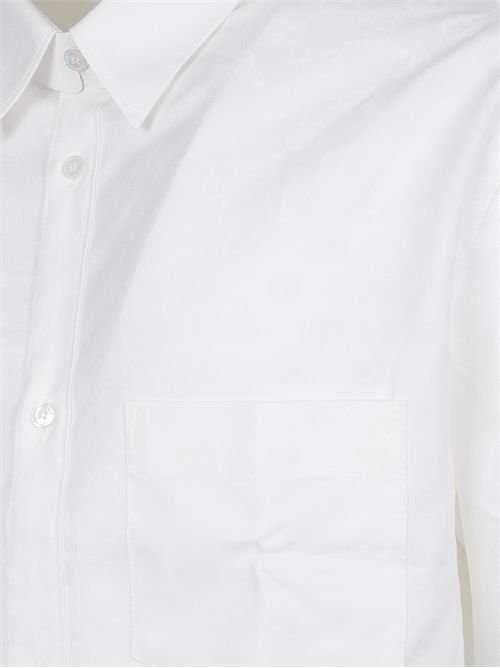 Camicia in cotone Oxford GUCCI | 814552Z7AOP9011