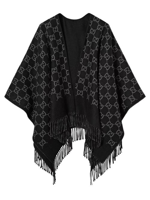 Poncho con monogramma GG GUCCI | 8178313G2001063