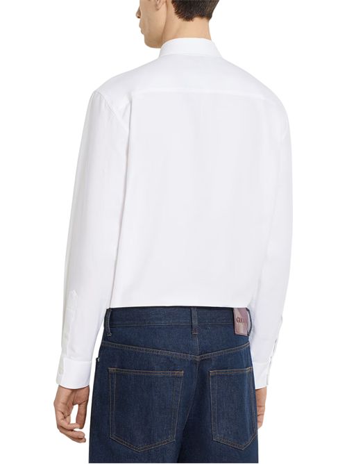 Camicia Oxford con Web GUCCI | 826582Z7AOS9000
