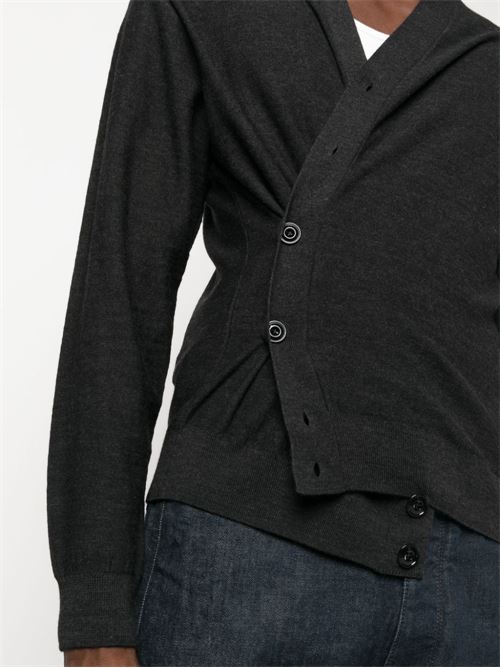 Cardigan con effetto mélange LEMAIRE | TO1082LK087BK966