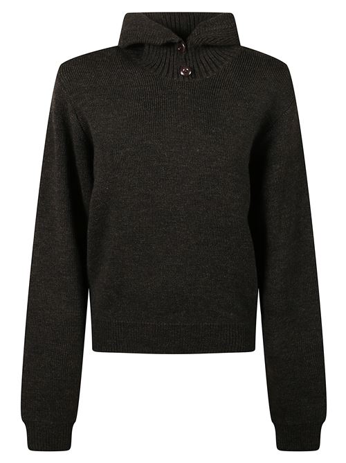 Maglione in alpaca e lana con cappuccio LEMAIRE | TO1410LK1028BR507