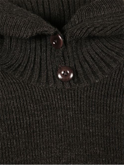 Maglione in alpaca e lana con cappuccio LEMAIRE | TO1410LK1028BR507