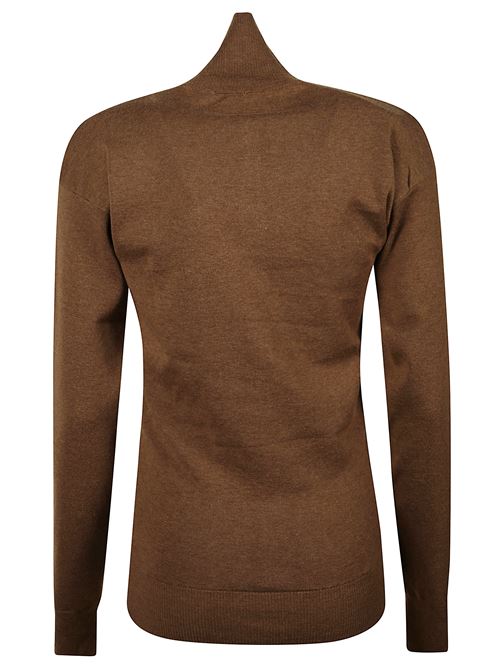 Cardigan aderente in lana con bottoni LEMAIRE | TO1431LK1045BR425