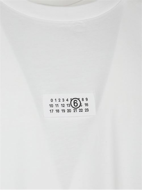 T-shirt con applicazione MM6 | SH0GC0032S24312101