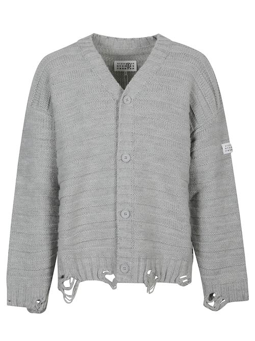 Cardigan con logo MM6 | SH0HP0005M13040857M