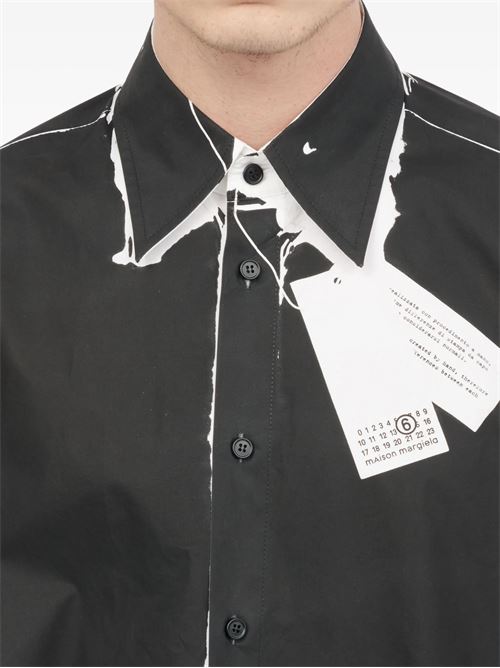 Shirt with stitching detail MM6 | SH2DT0028M35256100