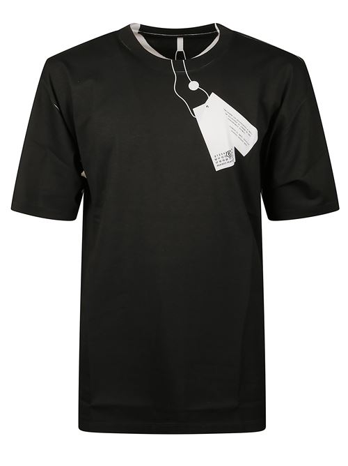 T-shirt trompe l'oeil MM6 | SH2GC0029M20048100