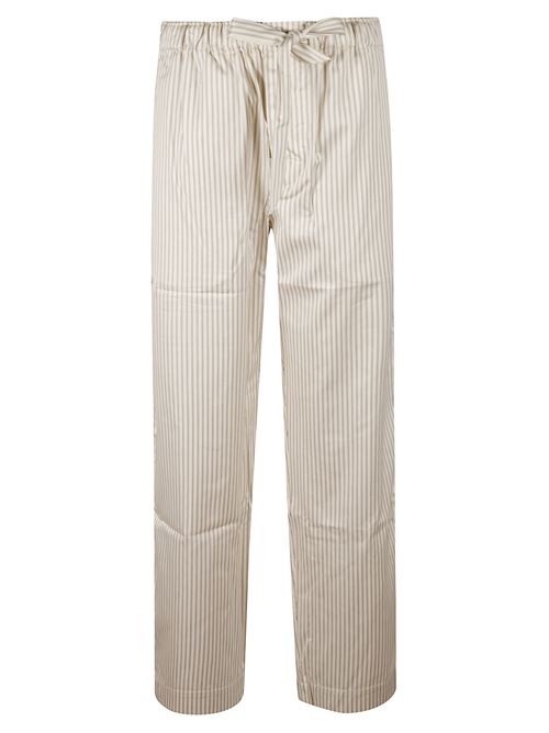 Pantaloni del pigiama a righe TEKLA | 5740014947704BROWNPINSTRIPES