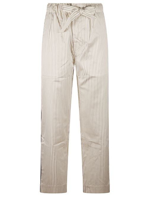 Pantaloni del pigiama a righe TEKLA | 5740014947728BROWNPINSTRIPES
